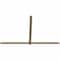 Ekena Millwork Eugene Smooth Timber Gable Bracket, Douglas Fir, 96"W x 60"H x 1 1/2"D x 3 1/2"F, 15/12 Pitch GBW096X60X0204EUG00SDF - alternate 3